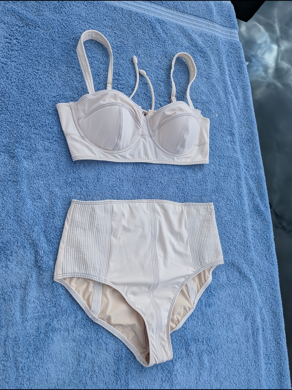 Ulla Johnson Ravello Underwire Bikini Top (L) & Kiele Bikini Bottom (M)